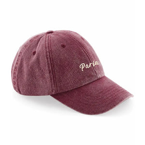 Script Logo Washed Burgundy
