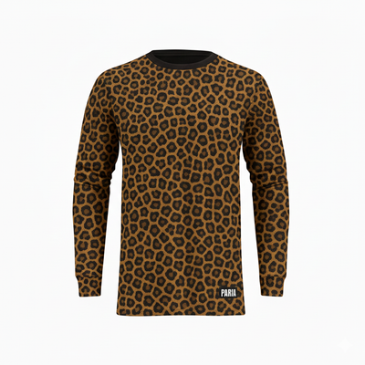 Animal Print Long Sleeve Run