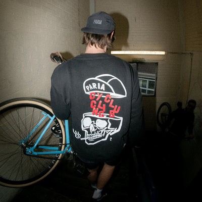 SMOKING SKULL Utility Cycling Sweatshirt