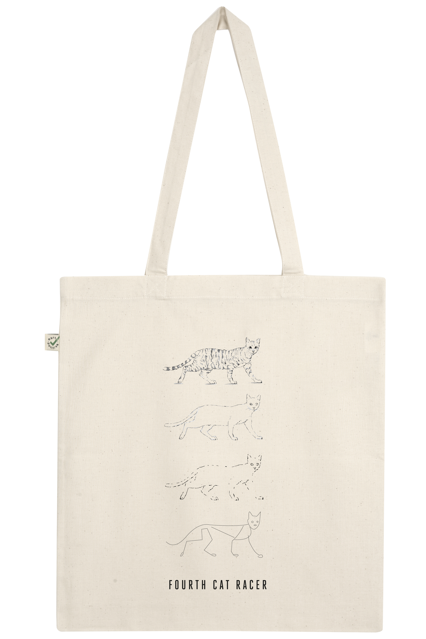 Fourth Cat Cycling Tote Bag