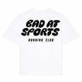 Bad At Sports White Organic T-Shirt