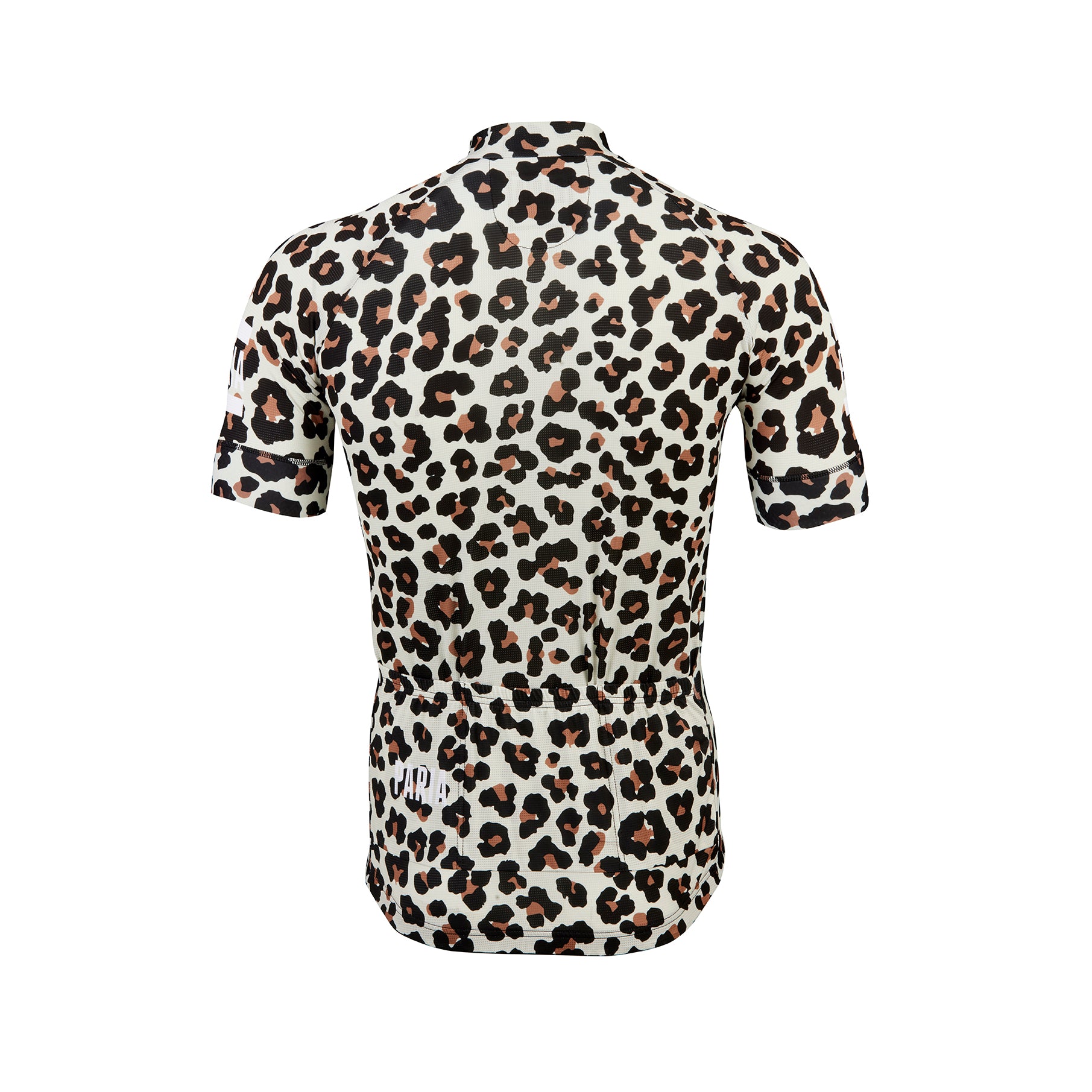 Leopard Print Short Sleeve Cycling Jersey (Men's)
