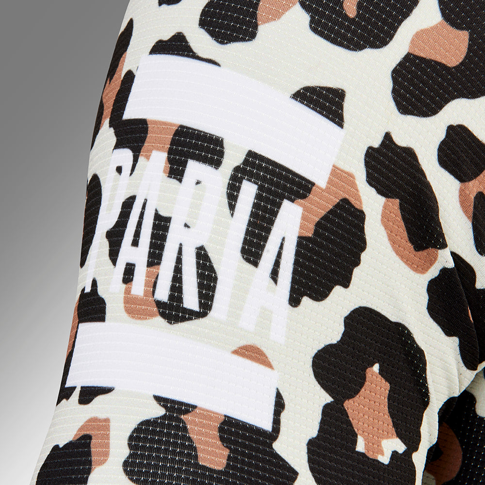 Leopard Print Short Sleeve Cycling Jersey (Men's)