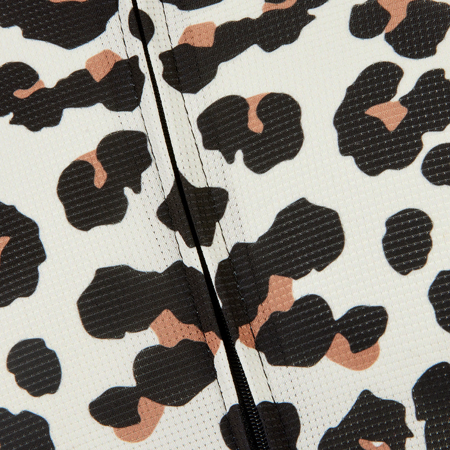 Leopard Print Short Sleeve Cycling Jersey (Men's)