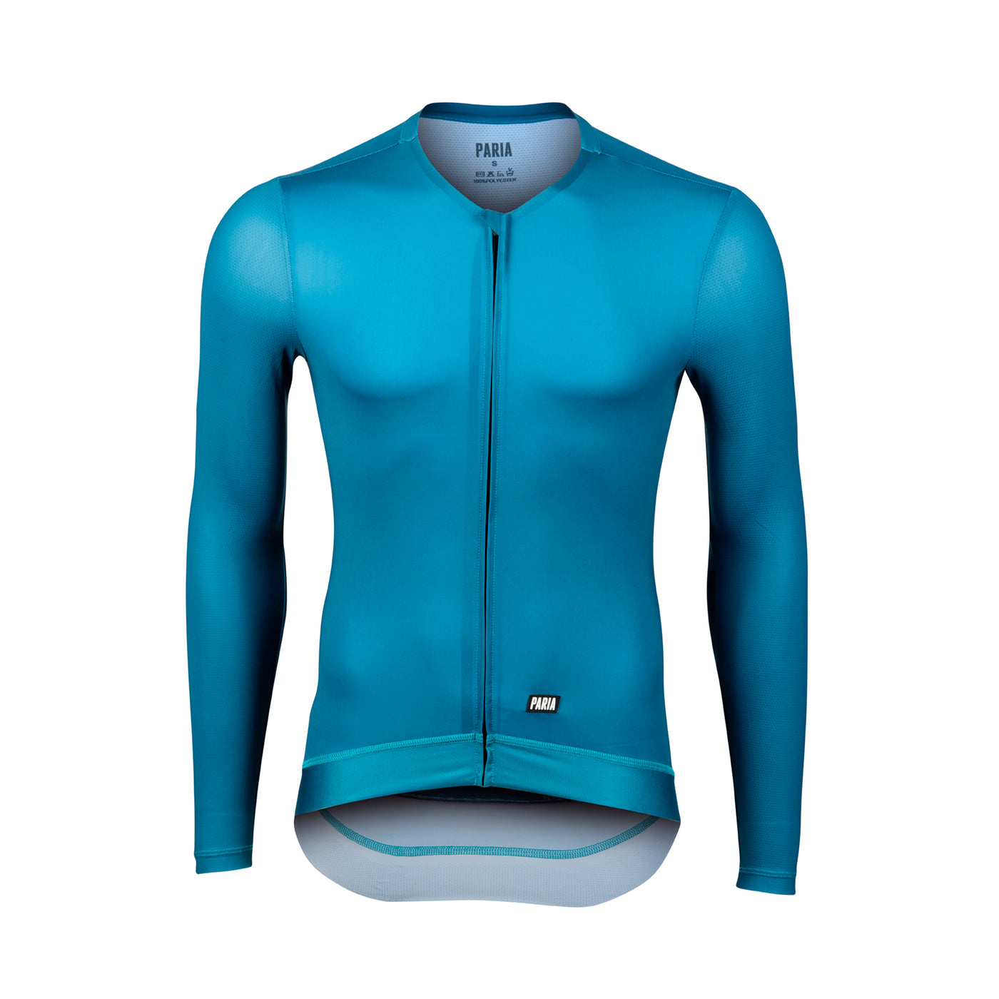 Lyons Blue Long Sleeve Cycling Jersey