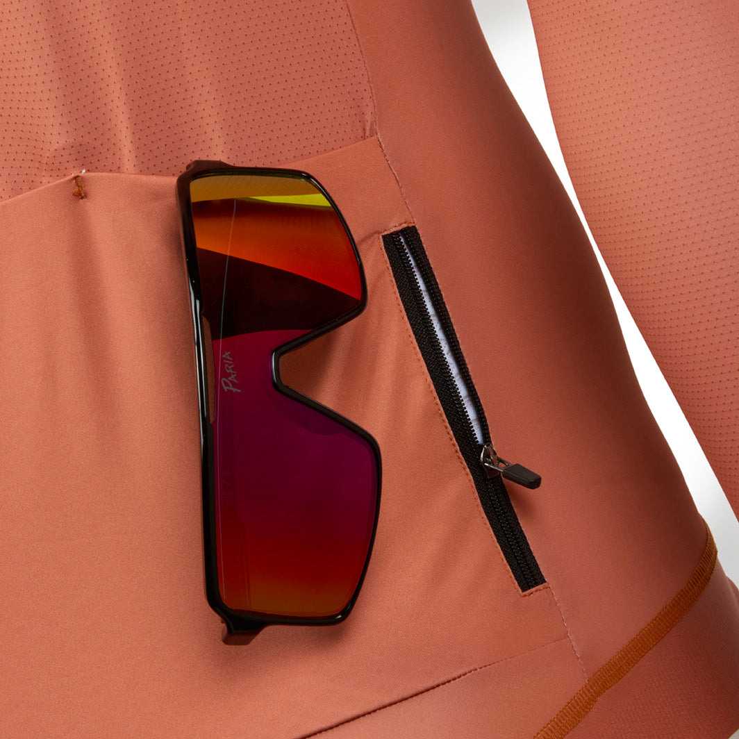 Bandied Melon Long Sleeve Cycling Jersey