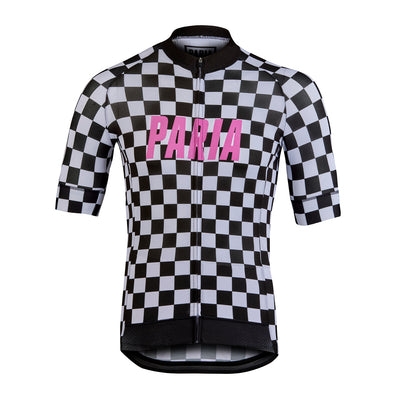 Wreckerboard Checked Men's Cycling Jersey