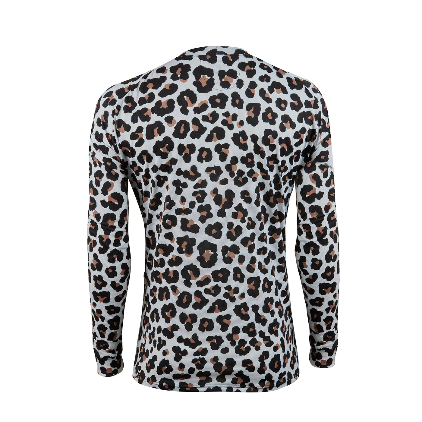 Animal Print Carbon Long Sleeve Gravel T-shirt