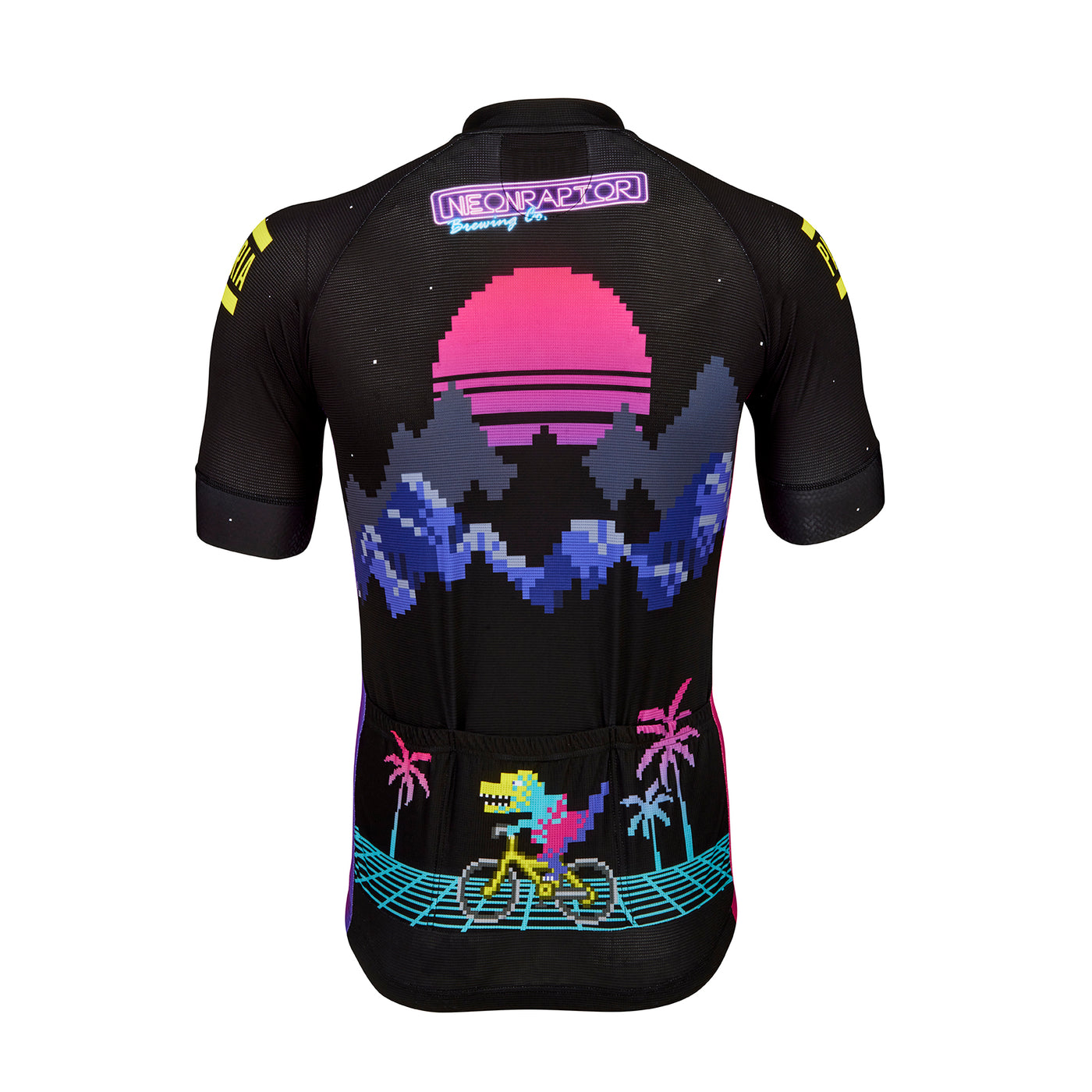 Neon Raptor X PARIA Short Sleeve Cycling Jersey