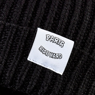 Black Fisherman Beanie | Beanie Hat | Trawler Beanie - PARIA.CC