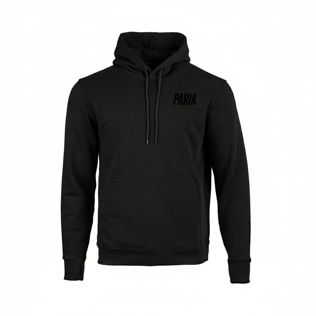 PARIA Utility Core Black Hoodie