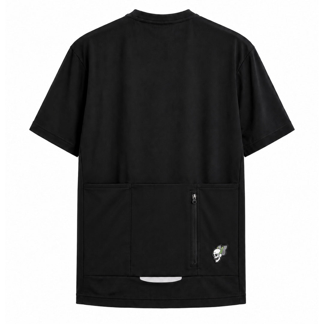Black Short Sleeve Gravel Tech Tee