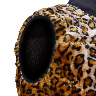 Animal Print Sherpa Fleece Commuter Cycling Gilet