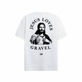 Jesus Loves Gravel Cycling Tee