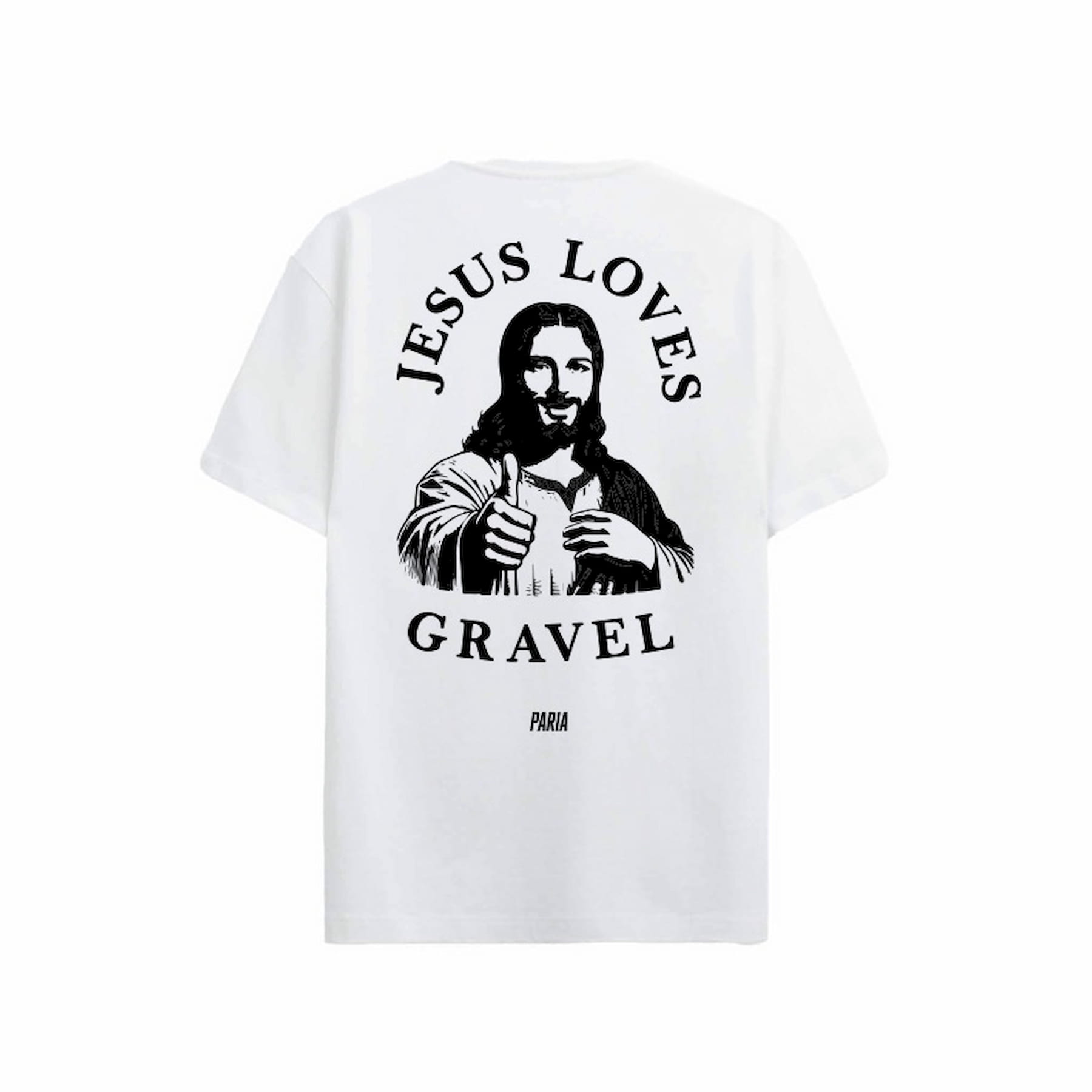 Jesus Loves Gravel Cycling Tee