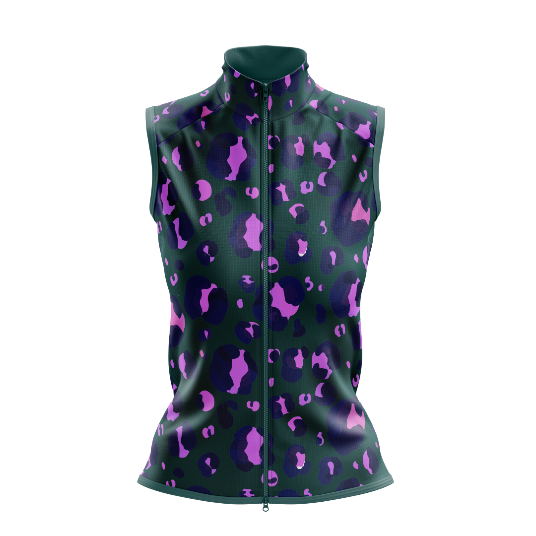 Women’s Animal Print Cycling Gilet