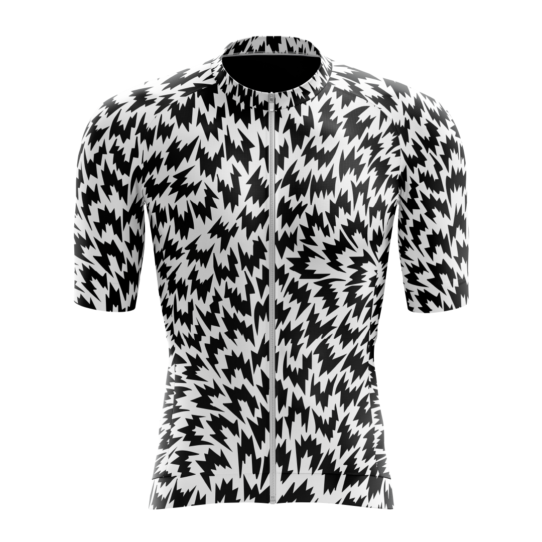 FlashBlack Aero Short Sleeve Cycling Jersey