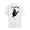 Back view of PARIA Rim Reaper T-shirt featuring grim reaper graphic and "Rim Reaper" text
