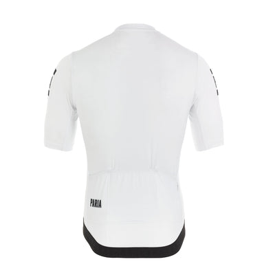 Men's White Short Sleeve Cycling Jersey