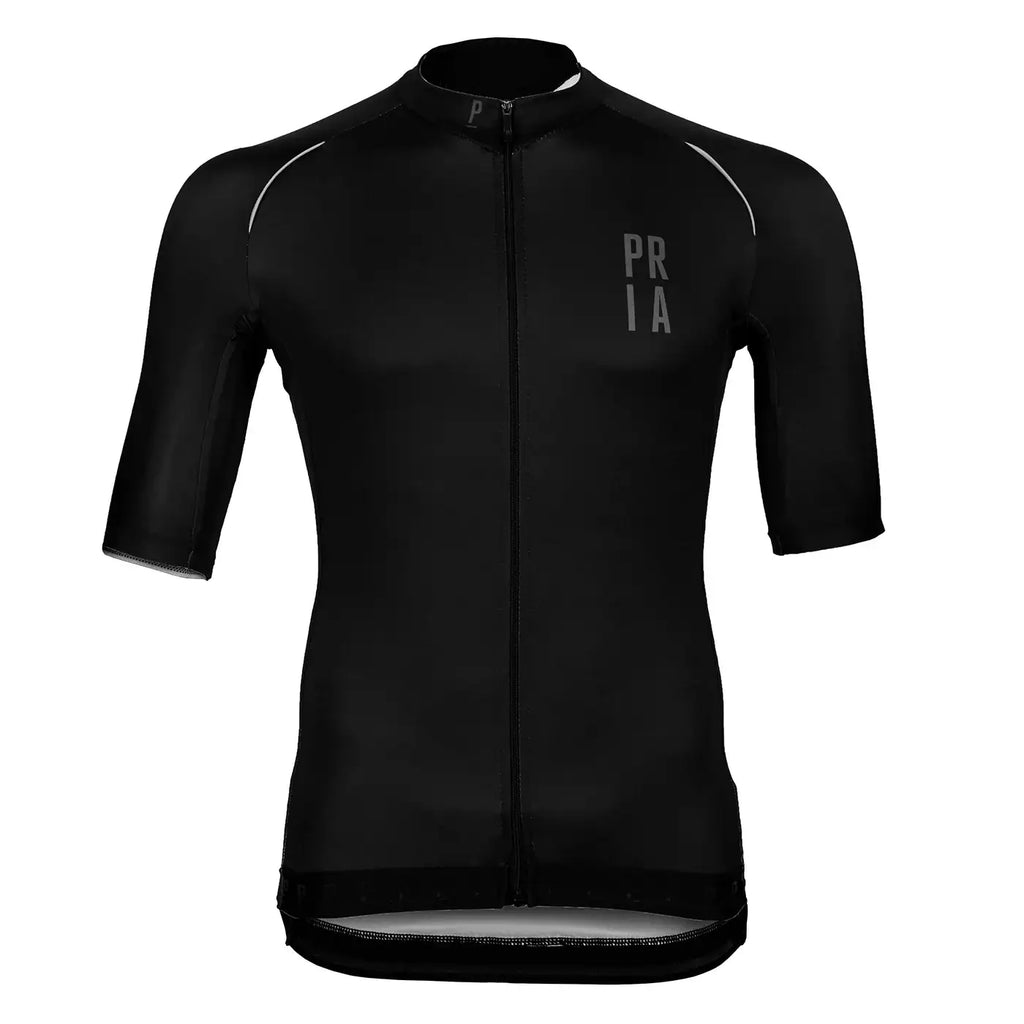Black Race Fit Cycling Jersey-PARIA.CC