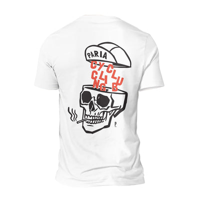 Skull Print Cycling T-Shirt-PARIA.CC